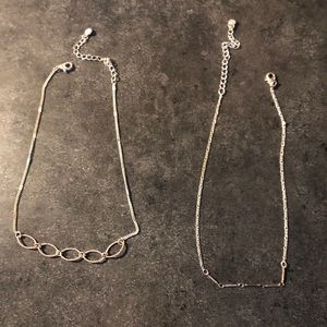 Delicate choker necklace set